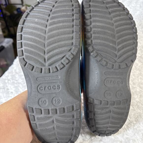 Crocs Spray Dye Clog Mens 10 Womens 12 Classic 208054-0C4 New Slip On M10 W12 - Picture 5 of 6